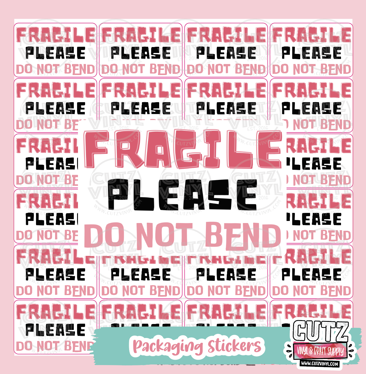 Fragile Do Not Bend Stickers – Cutz Vinyl and Craft Supplies fragile-do-not-bend-stickers-cutz-vinyl-and-craft-supplies