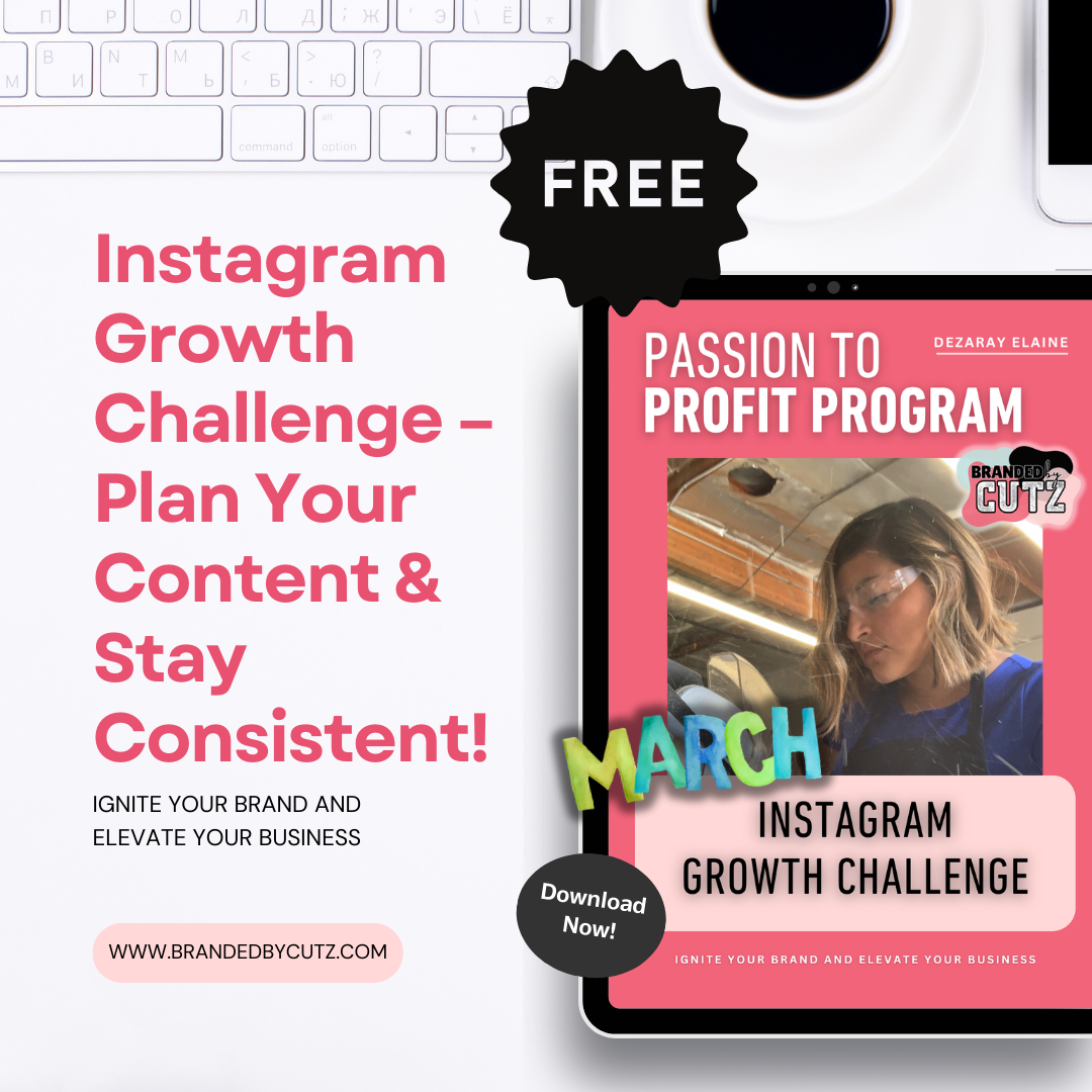 Free Instagram Growth Challenge | 30 Days of Post Prompts to Boost Your Brand