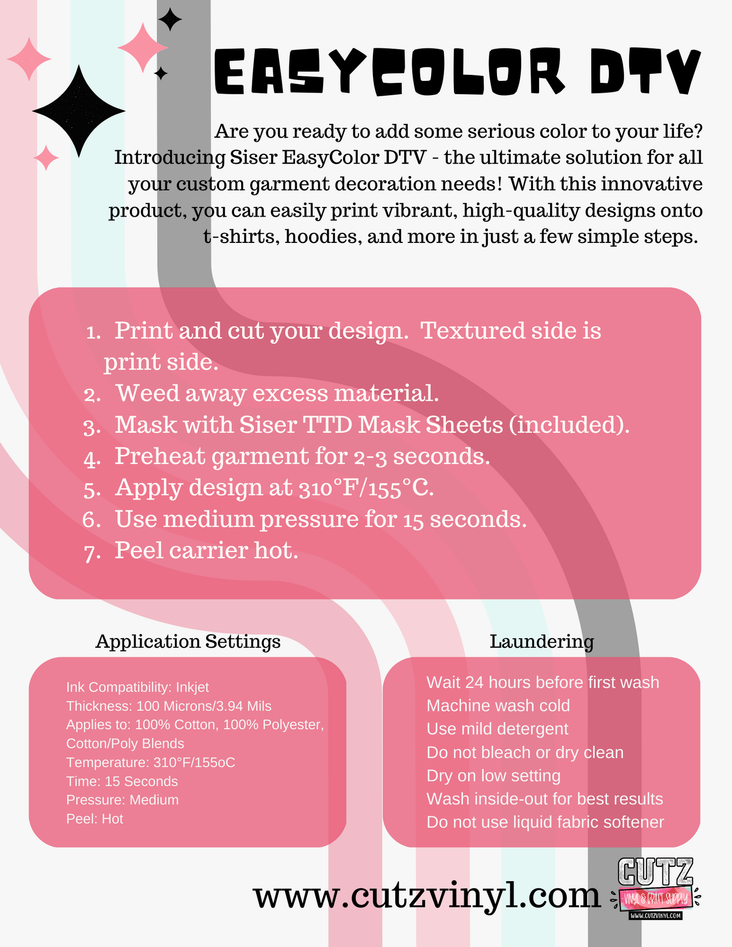 EasyColor DTV Application Instructions